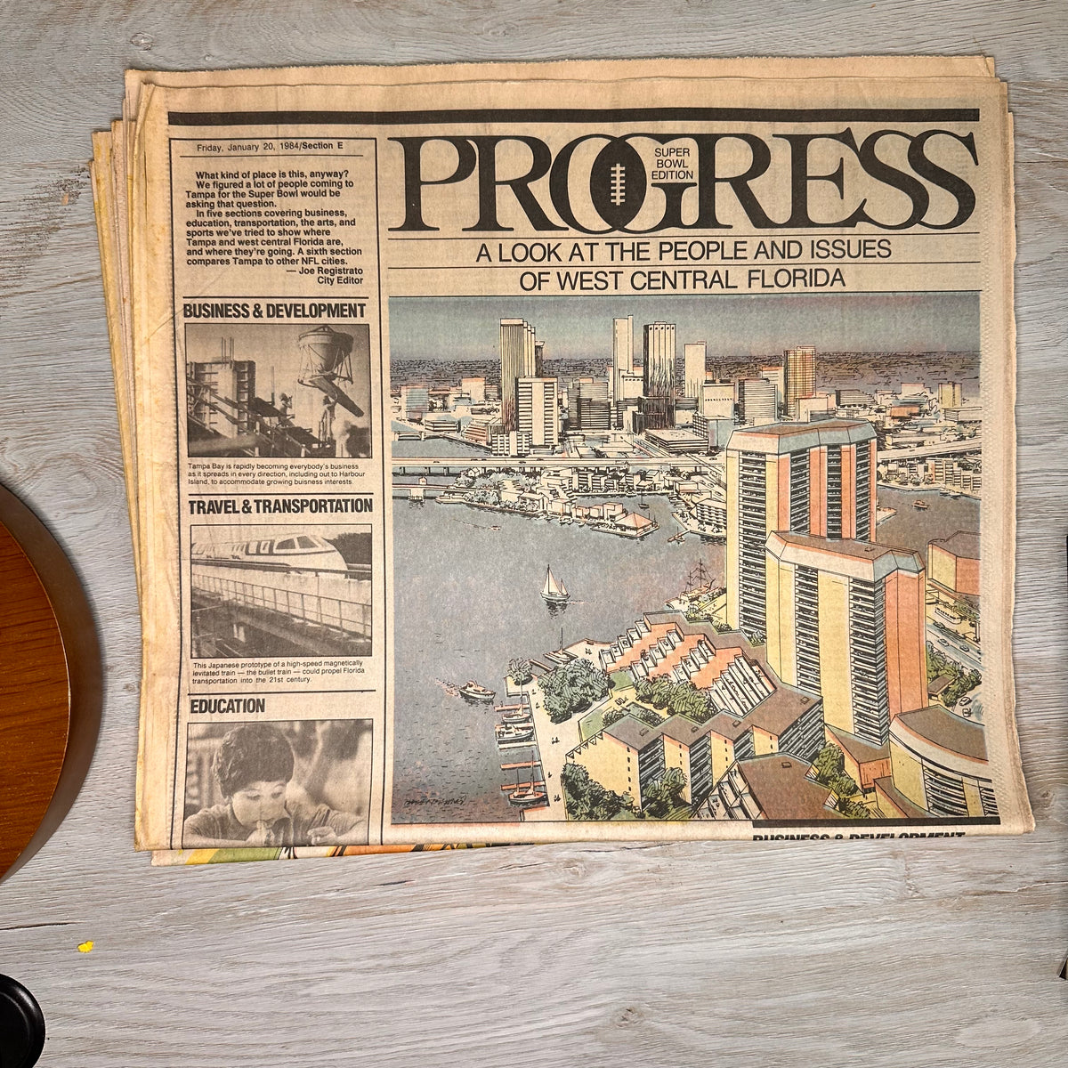 Newspaper sections - 6 pages