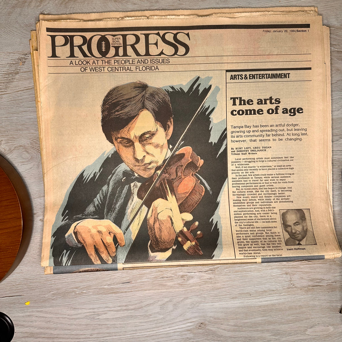 Newspaper sections - 4 pages