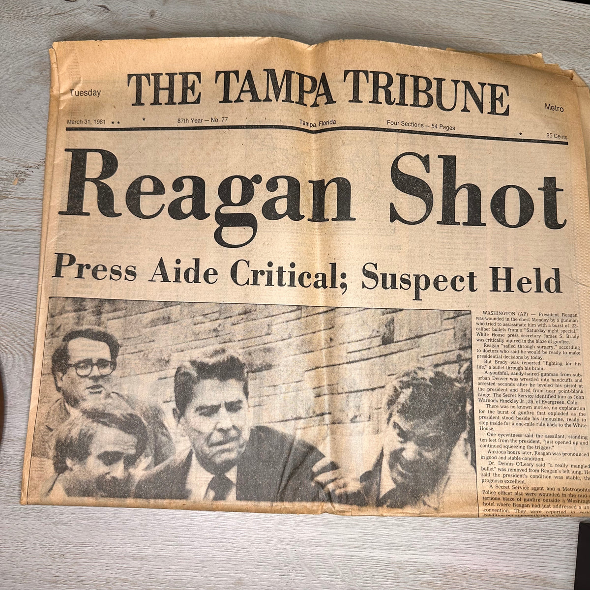 Newspaper sections - 9 pages