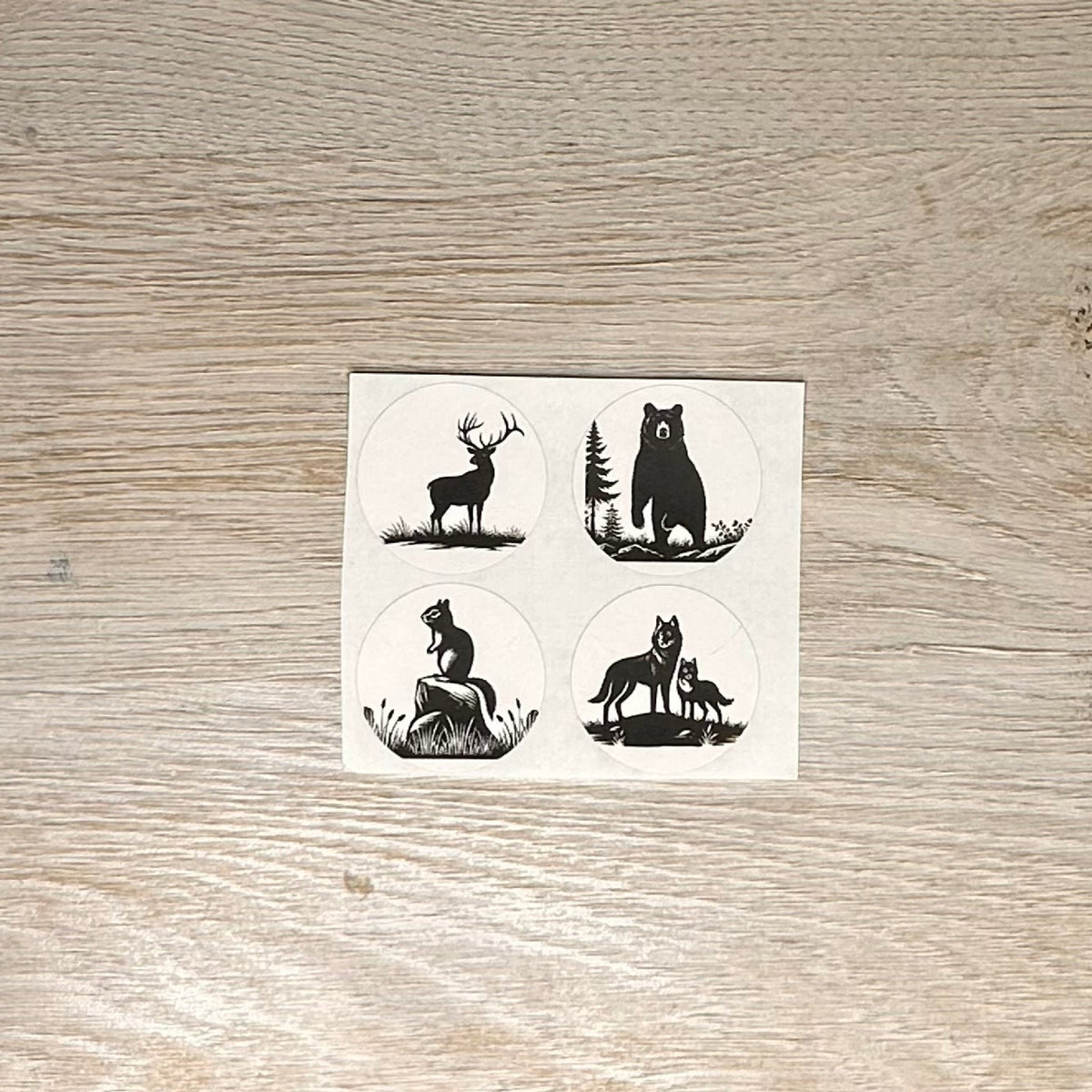 Woodland stationery kit