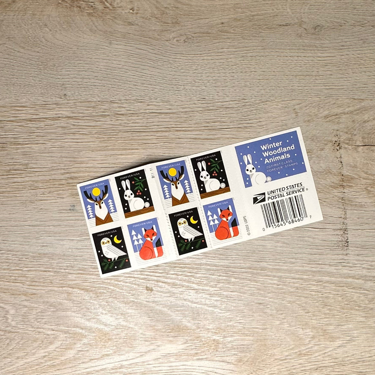 Woodland stationery kit