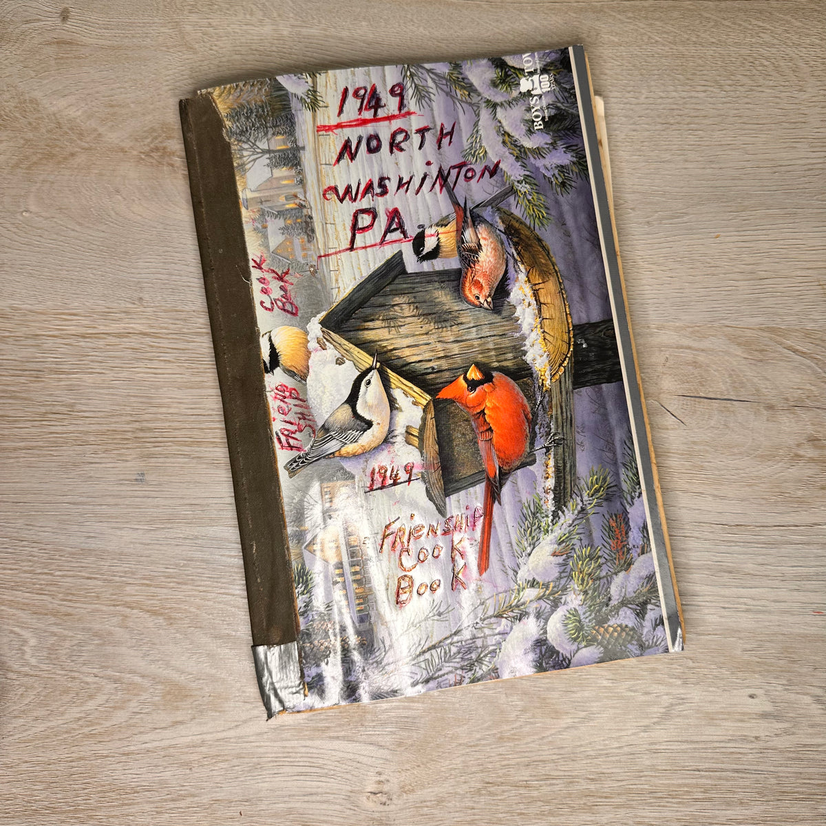 Friendship Cookbook (with makeshift cover) - 1949