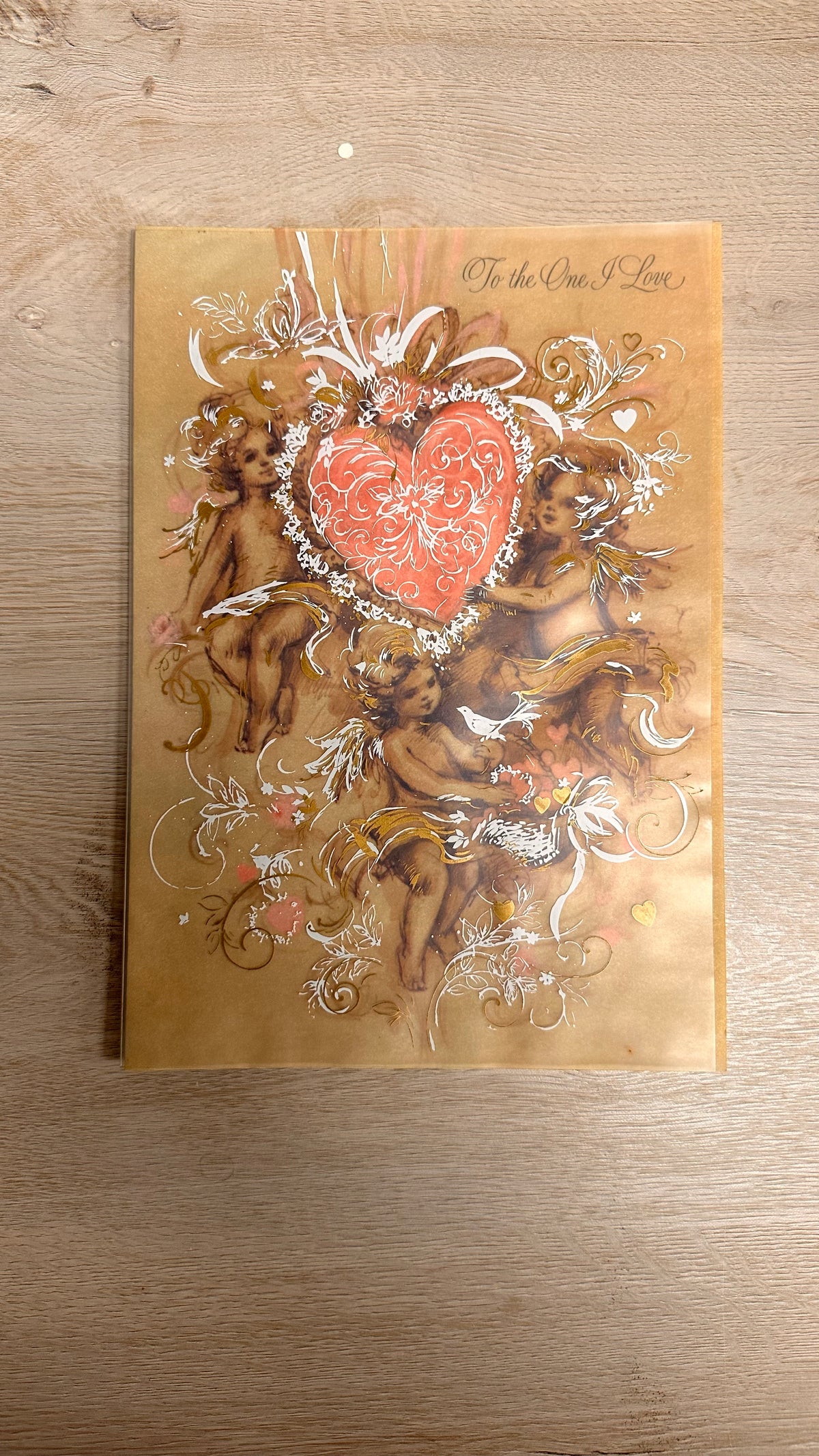 Large Valentine cards - used