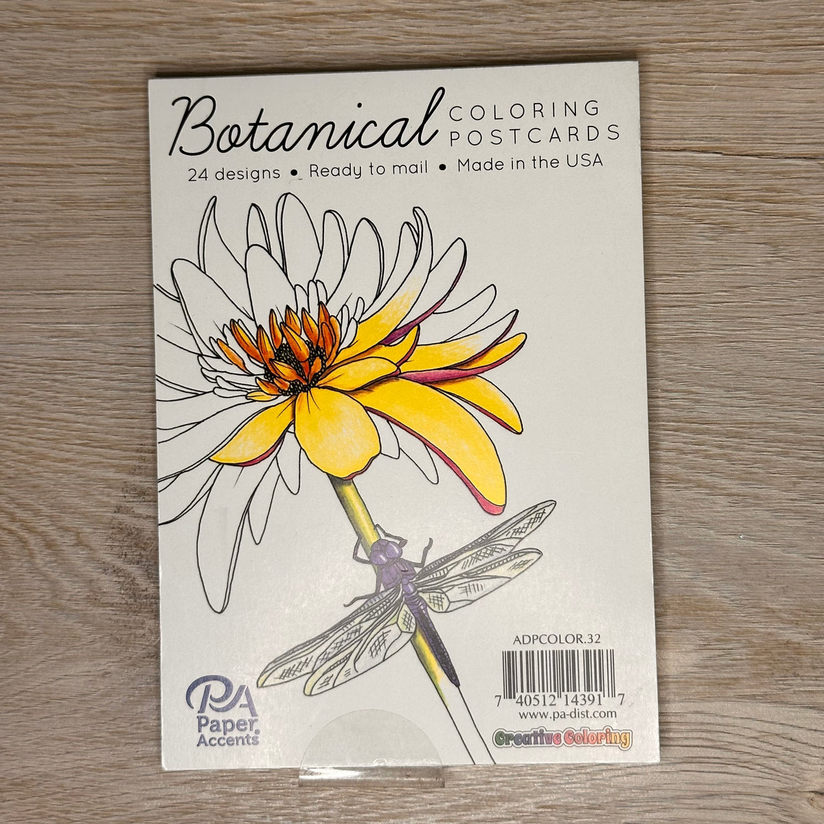 Postcard coloring books - 24 pages