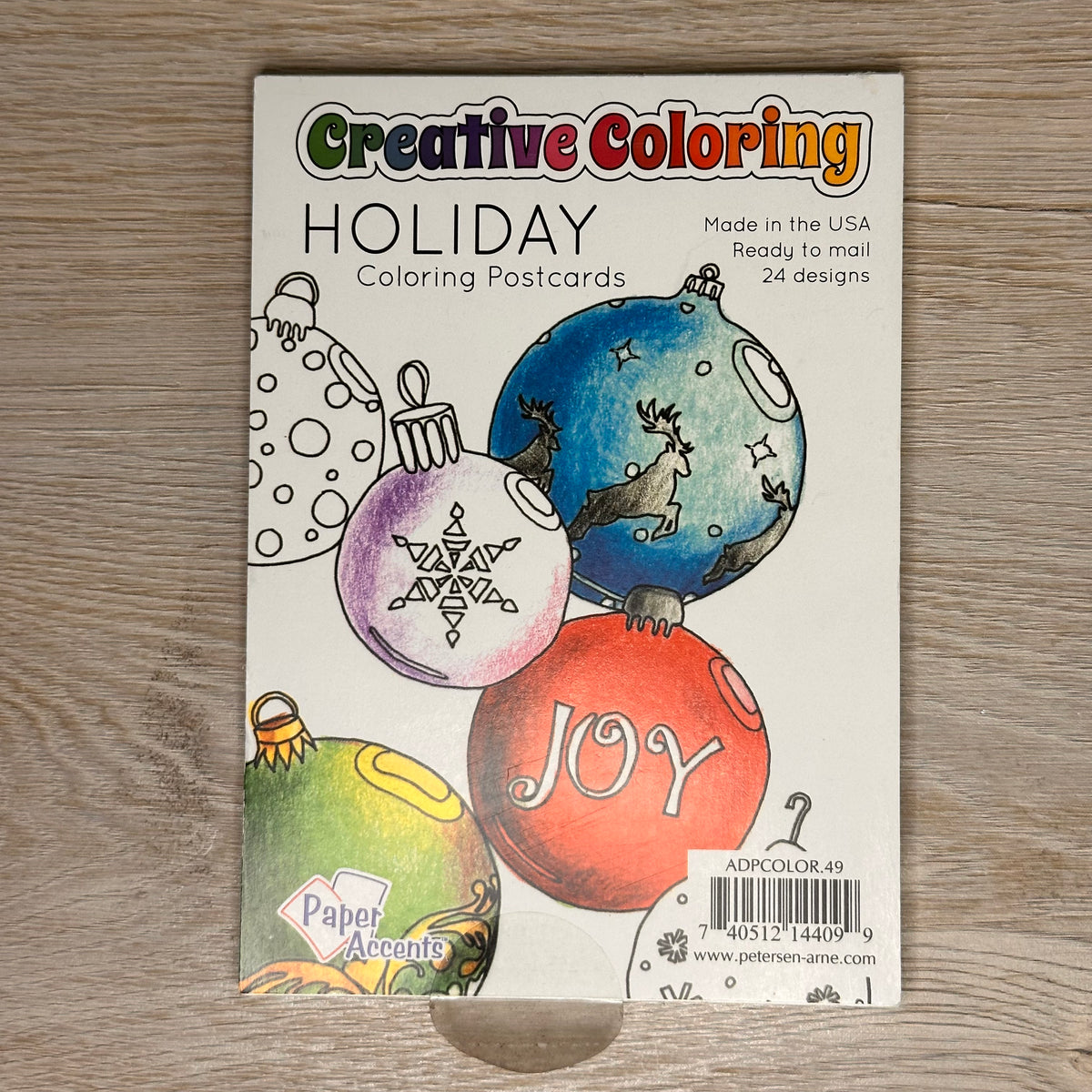 Postcard coloring books - 24 pages