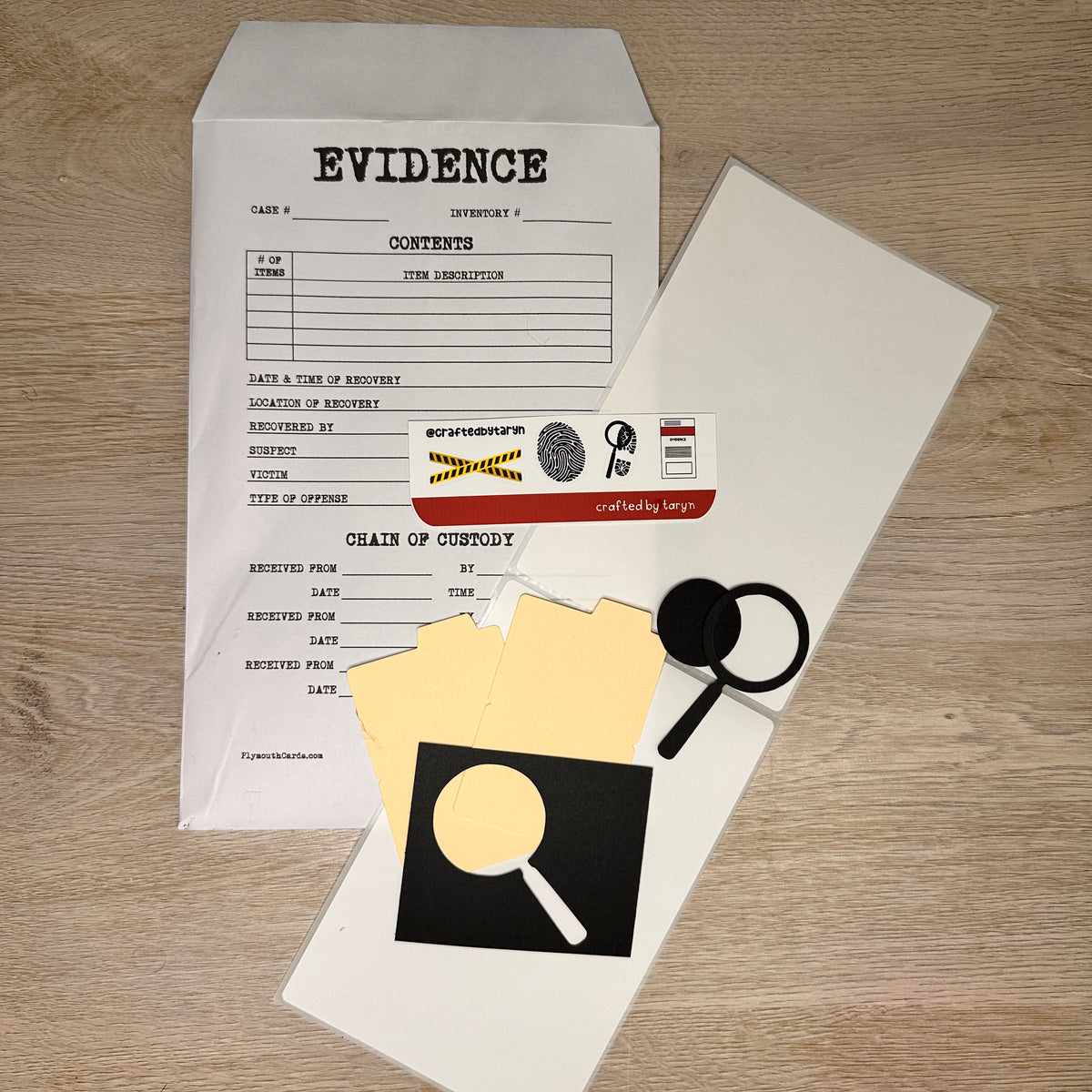 Detective Junk Journal Scrapbook kit - February 2025