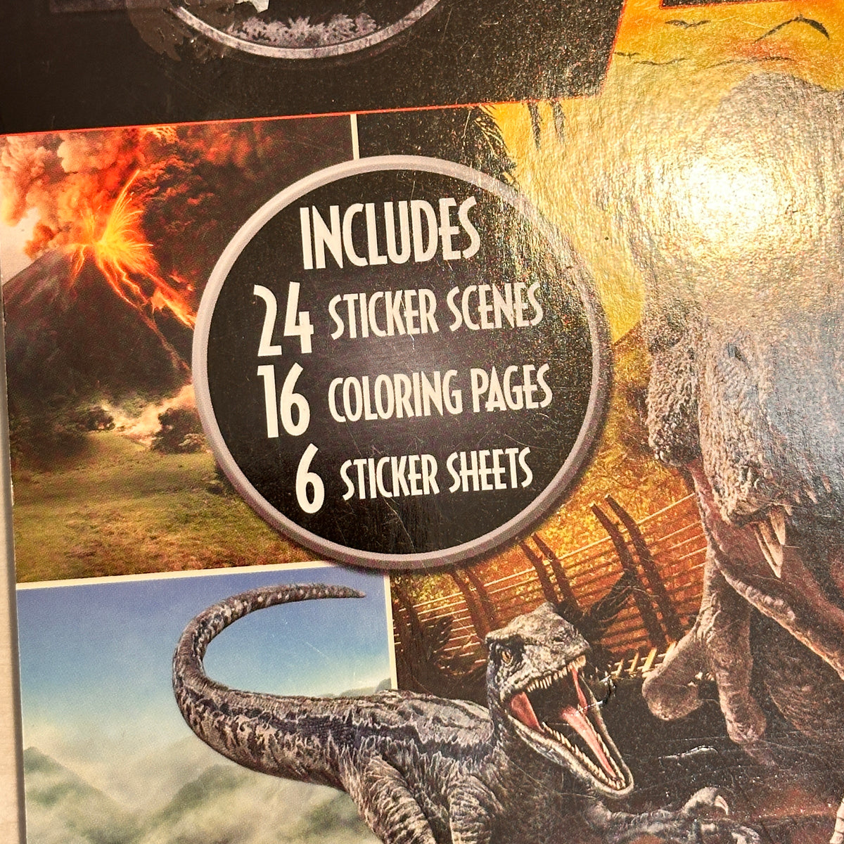 Jurassic World Create-a-Scene sticker activity pad