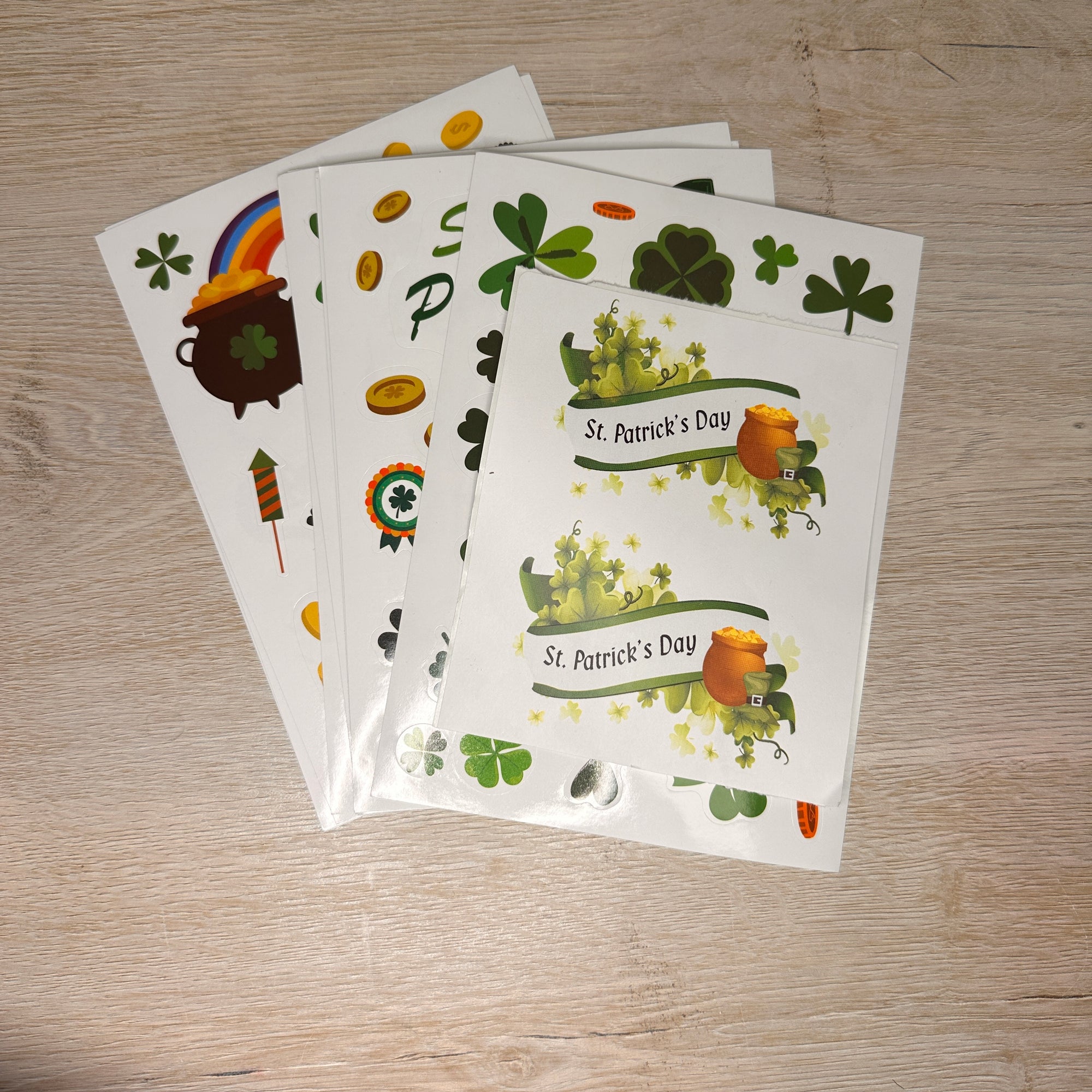 St Patrick's day sticker mystery bags