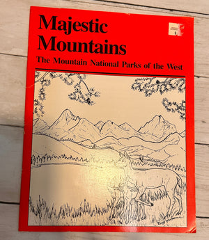 Majestic Mountains coloring book
