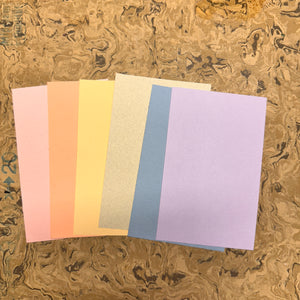 Cardstock Paper Packs - Coordinated Sets - 3 9/16" x 5 9/16"