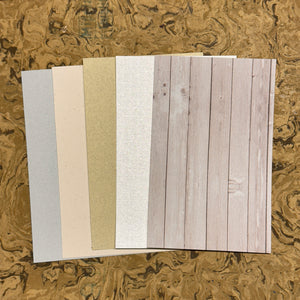 Cardstock Paper Packs - Coordinated Sets - 3 9/16" x 5 9/16"