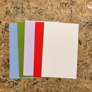 Cardstock Paper Packs - Coordinated Sets - 3 9/16" x 5 9/16"