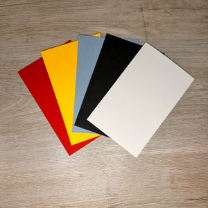 Cardstock Paper Packs - Coordinated Sets - 3 9/16" x 5 9/16"