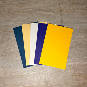 Cardstock Paper Packs - Coordinated Sets - 3 9/16" x 5 9/16"