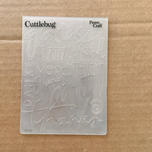 Embossing Folders - Used - Cuttlebug Provo Craft
