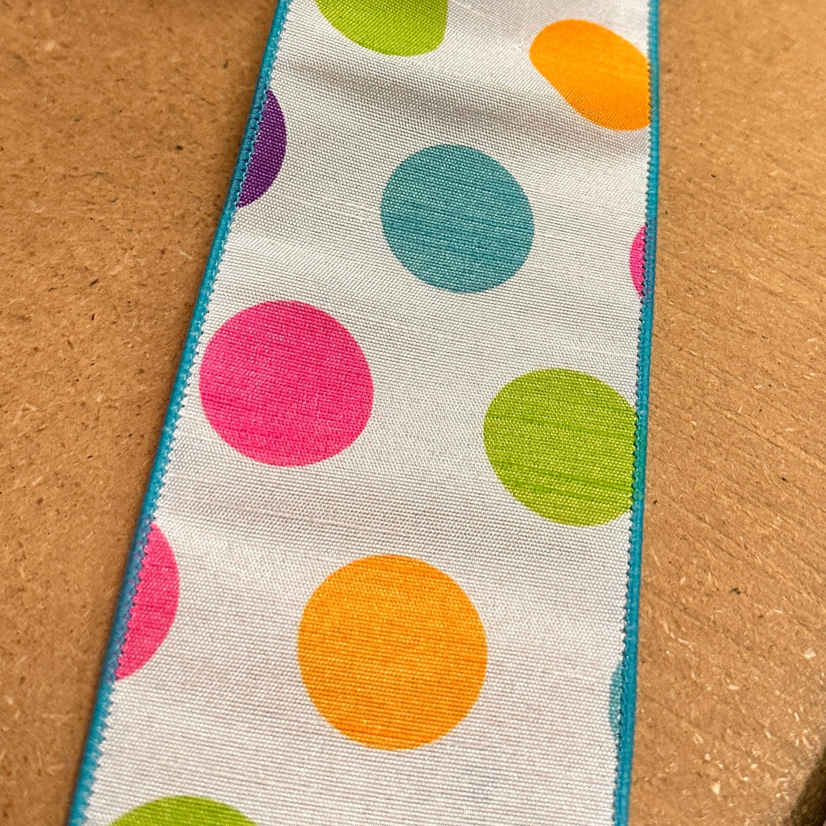 Bright Dots ribbon - by the yard