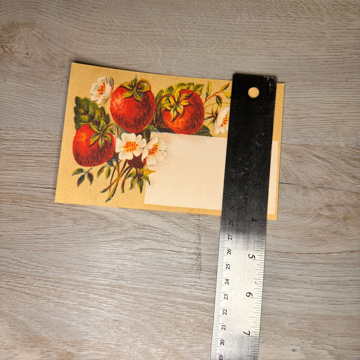 Strawberry postcards