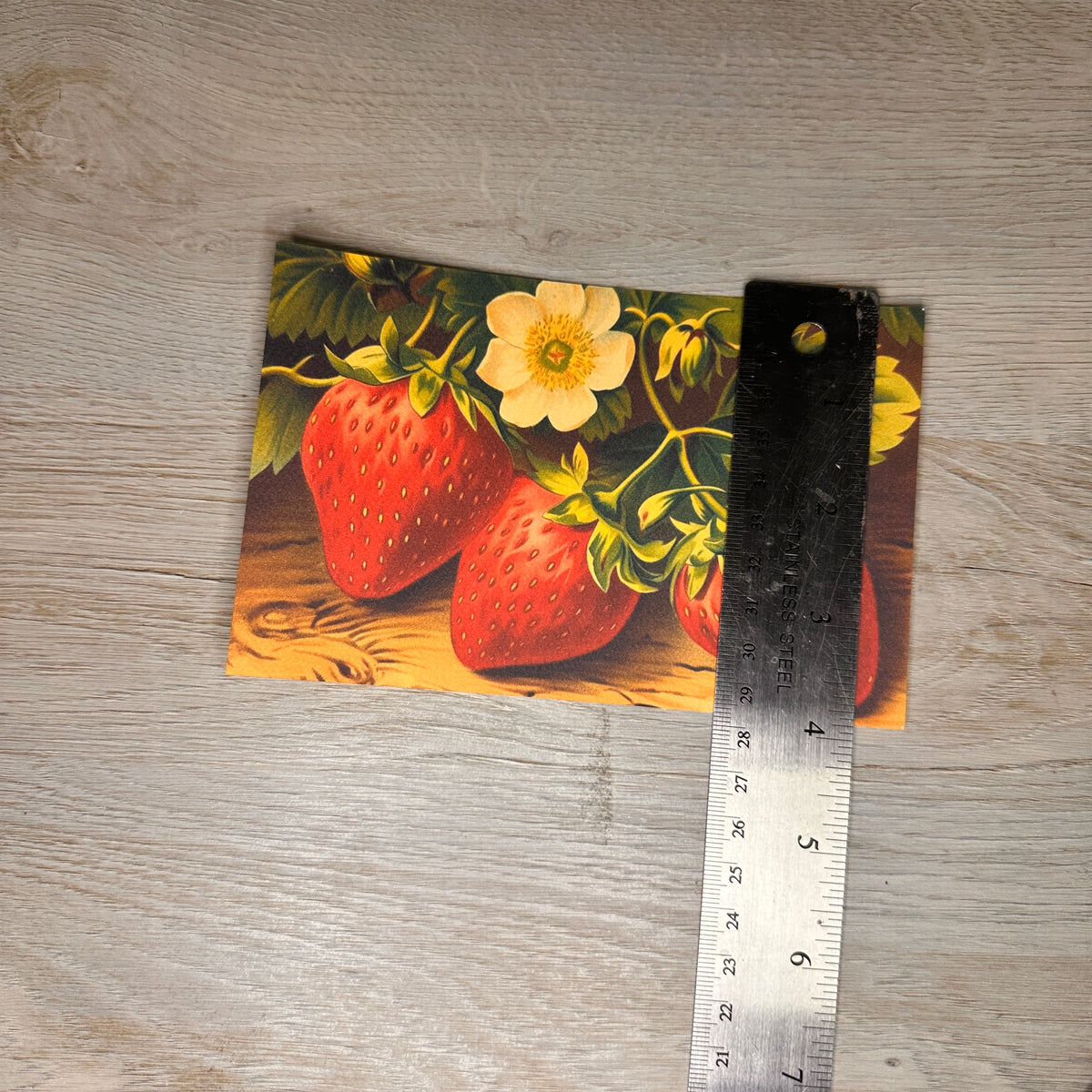 Strawberry postcards