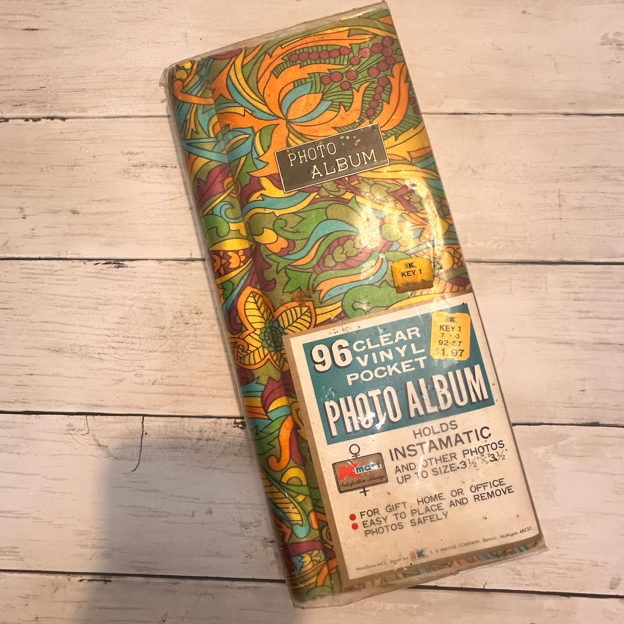 1960s Fabric Photo Album