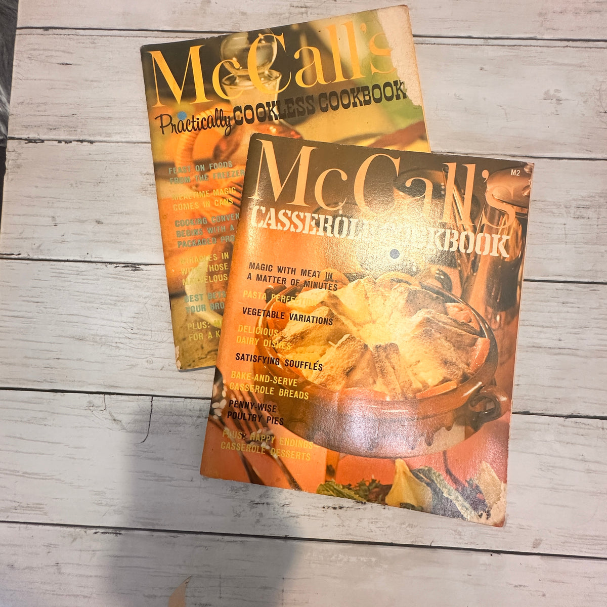 McCall's softcover cookbooks - 1960s-1970s