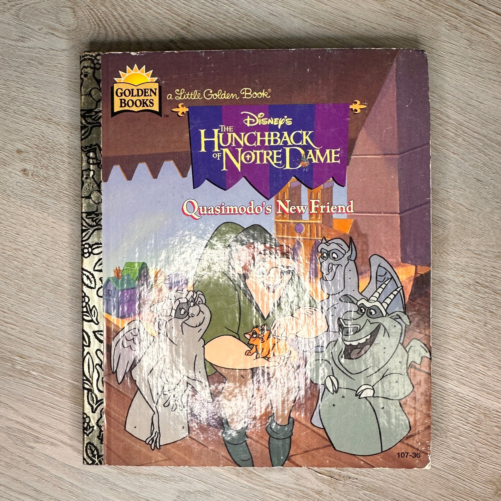 Disney's The Hunchback of Norte Dame Quasimodo's New Friend - Little Golden Book