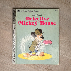 Detective Mickey Mouse - Little Golden Book