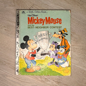 Mickey Mouse Best-Neighbor Contest - Little Golden Book