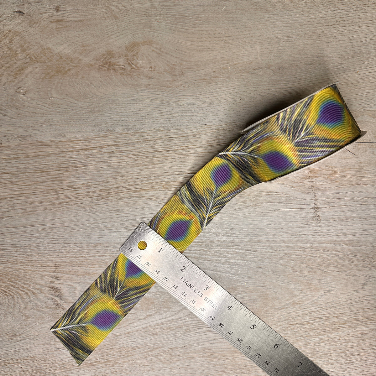 Peacock ribbon - by the yard