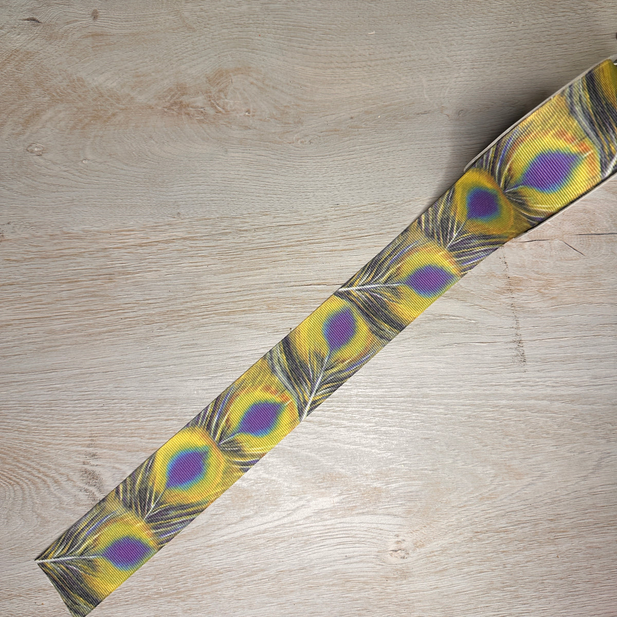Peacock ribbon - by the yard