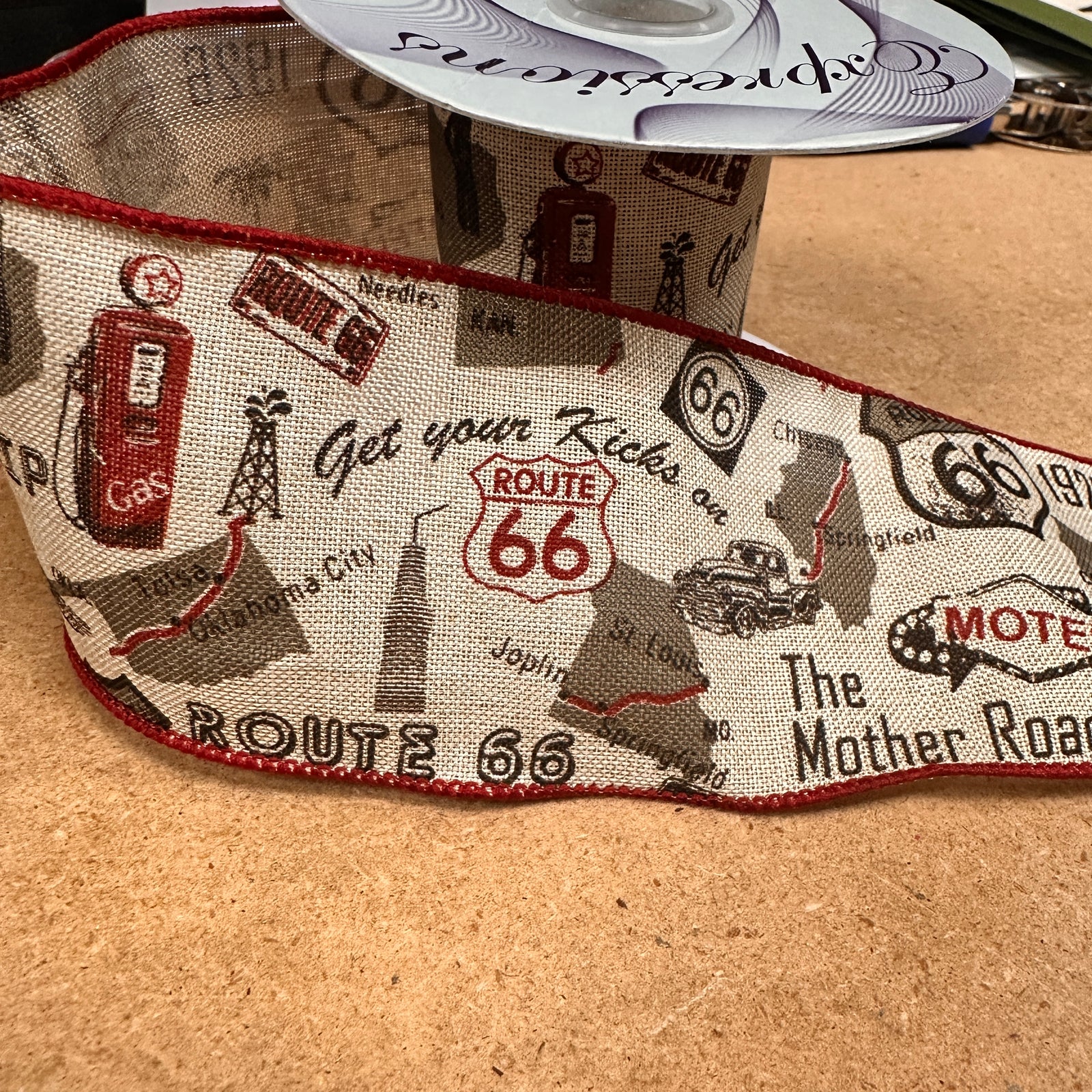 Route 66 ribbon - by the yard