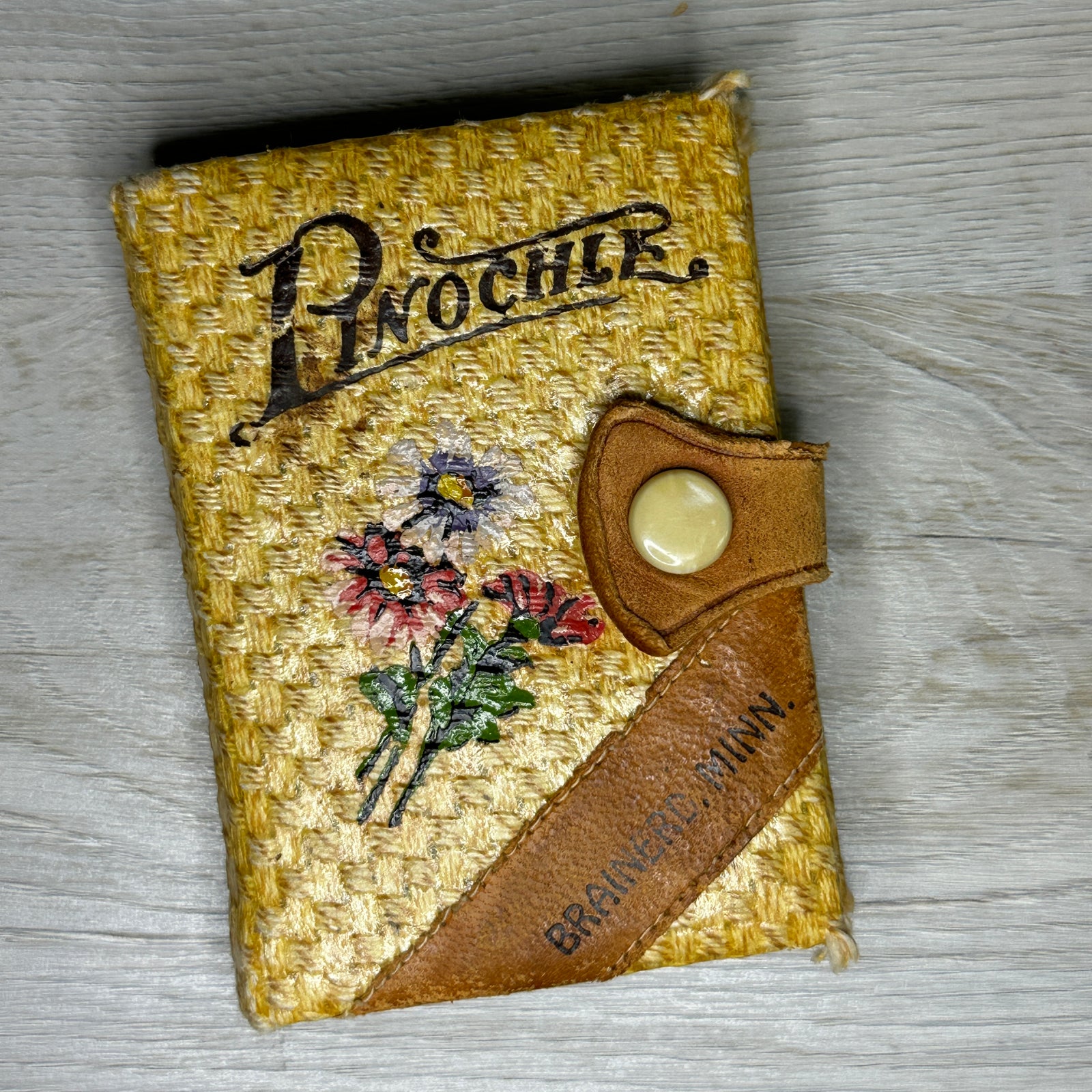 Pinochle case with cards