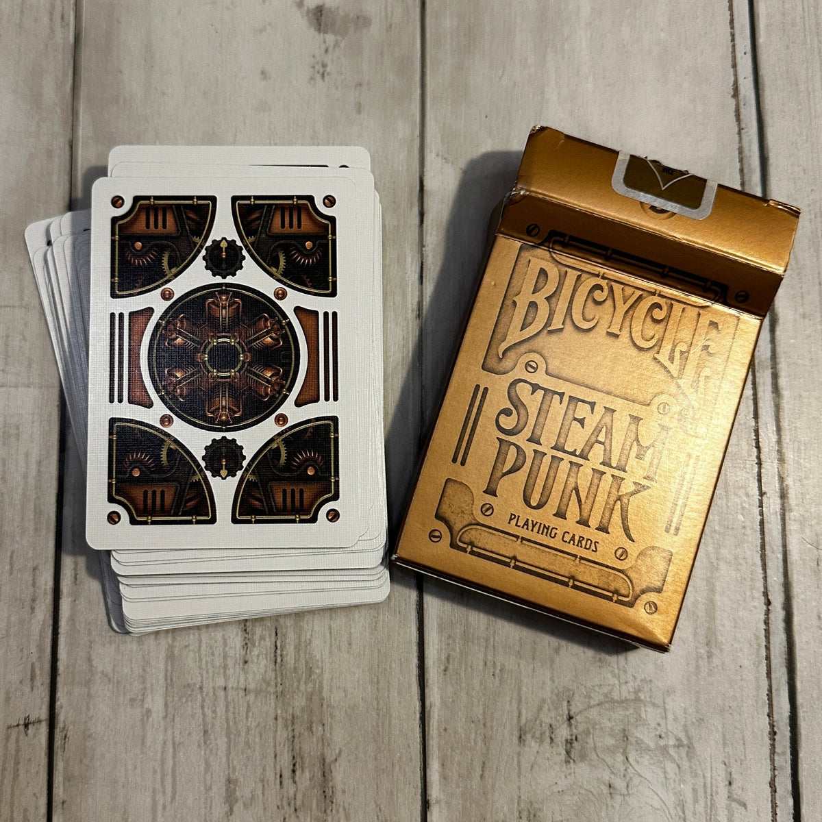 Steampunk Gold - Playing Cards