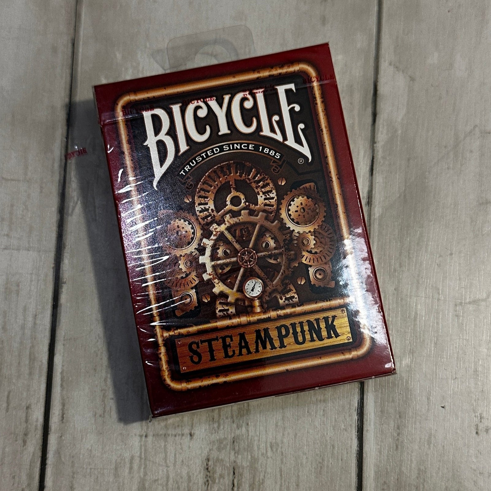Steampunk Red - Playing Cards