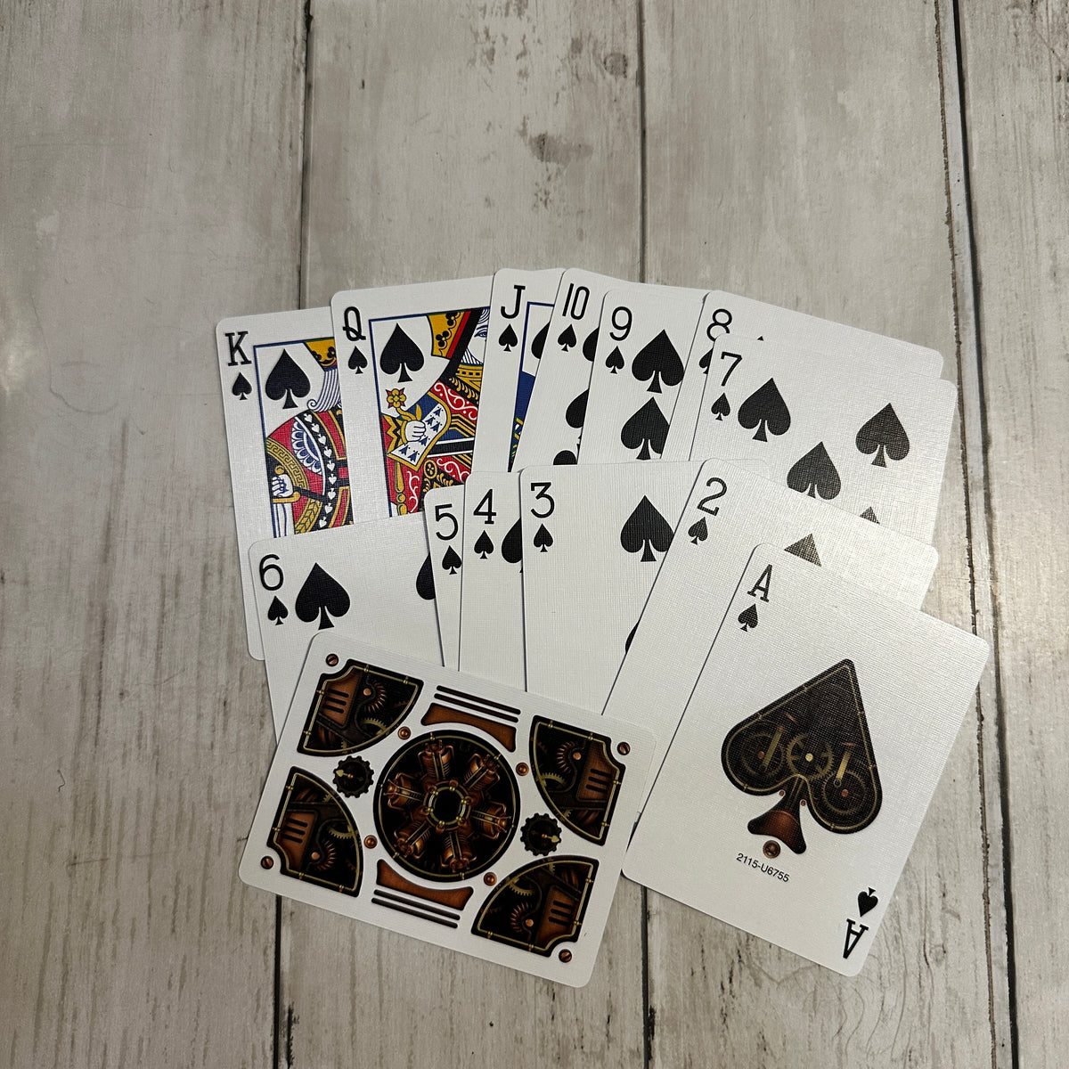 Steampunk Gold - Playing Cards
