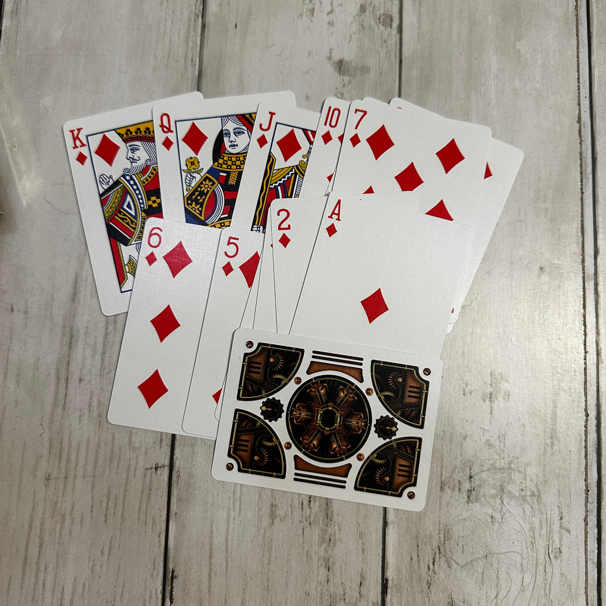 Steampunk Gold - Playing Cards