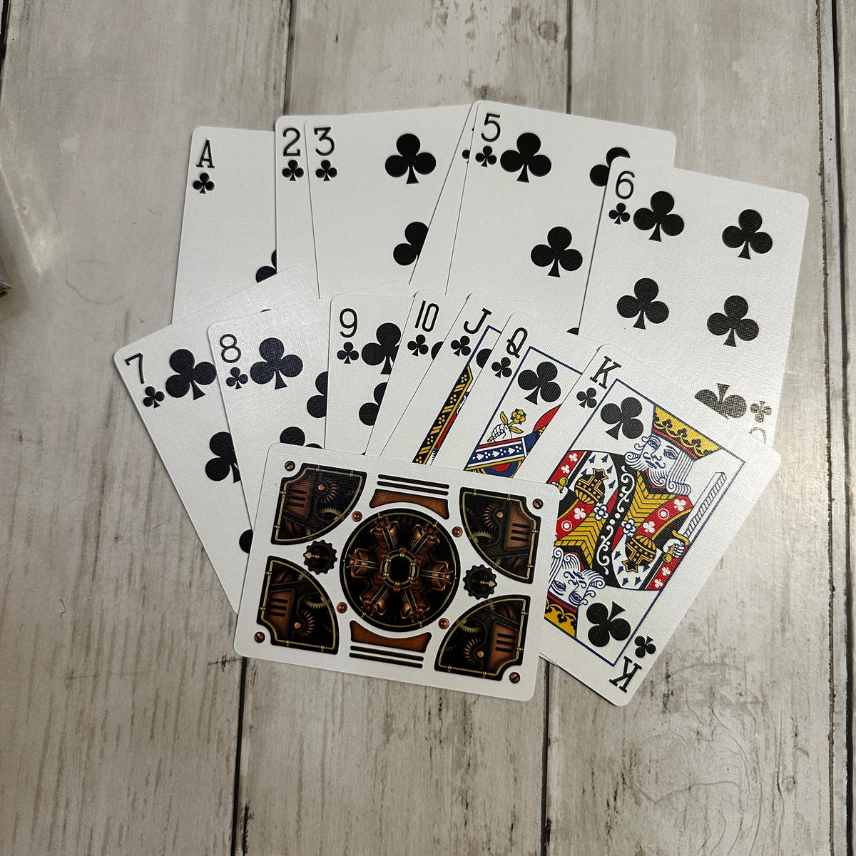 Steampunk Gold - Playing Cards
