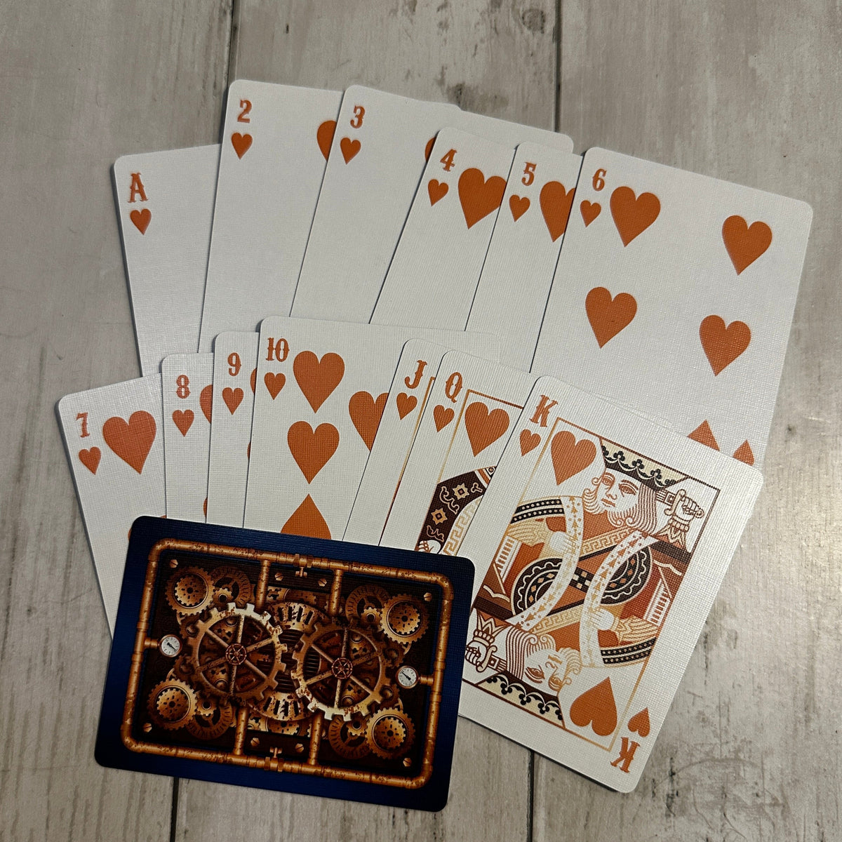 Steampunk Blue - Playing Cards