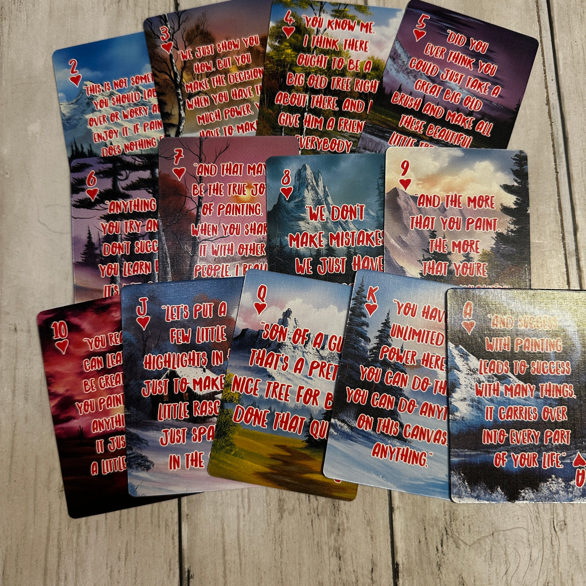 Bob Ross - Playing Cards