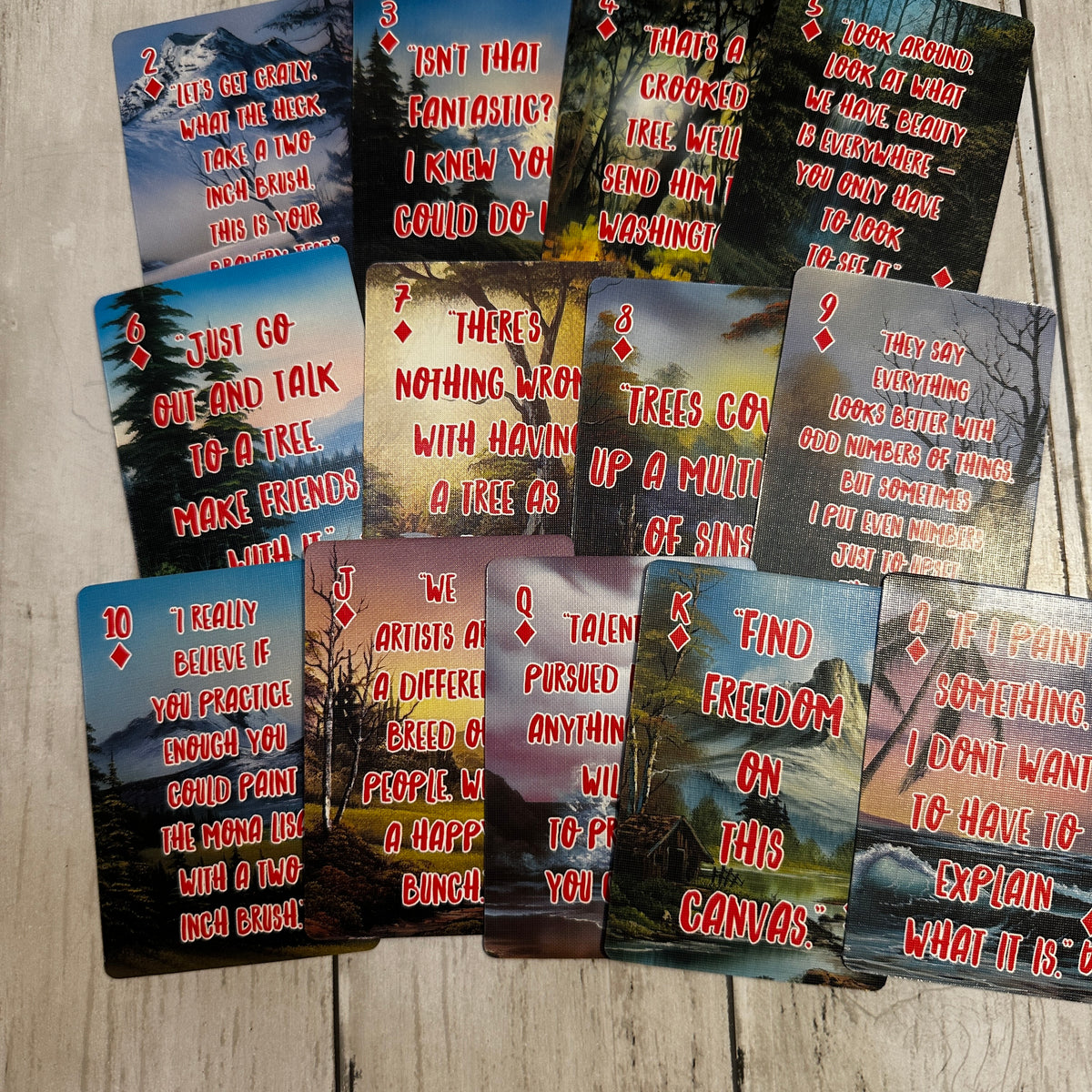 Bob Ross - Playing Cards