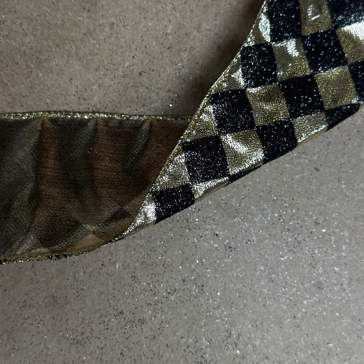 Black & White diamond ribbon - by the yard