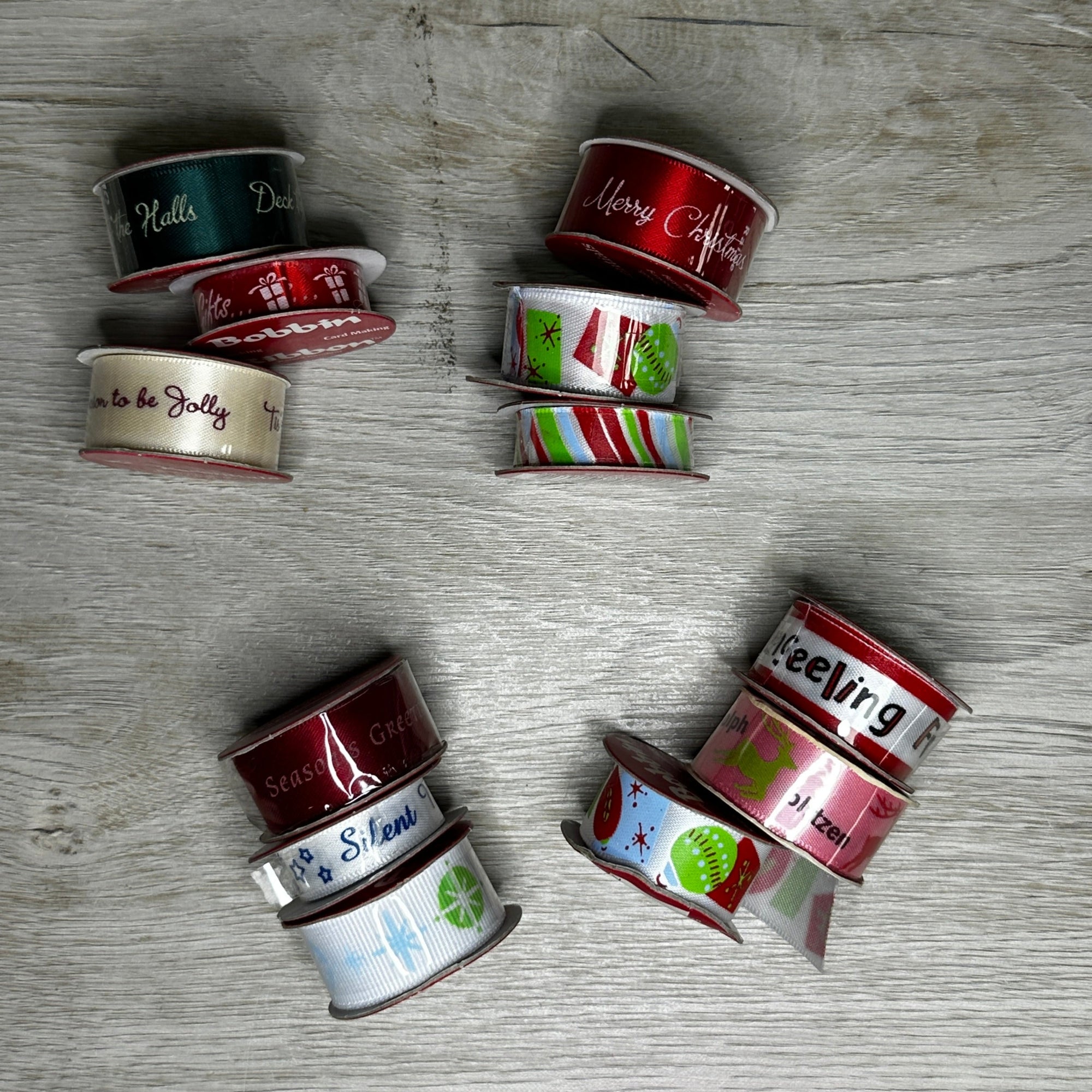 Holiday Ribbon Bobbin bundles