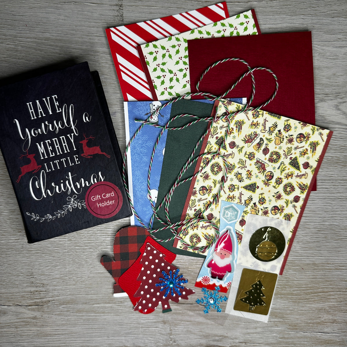 Holiday mini book journal box sets