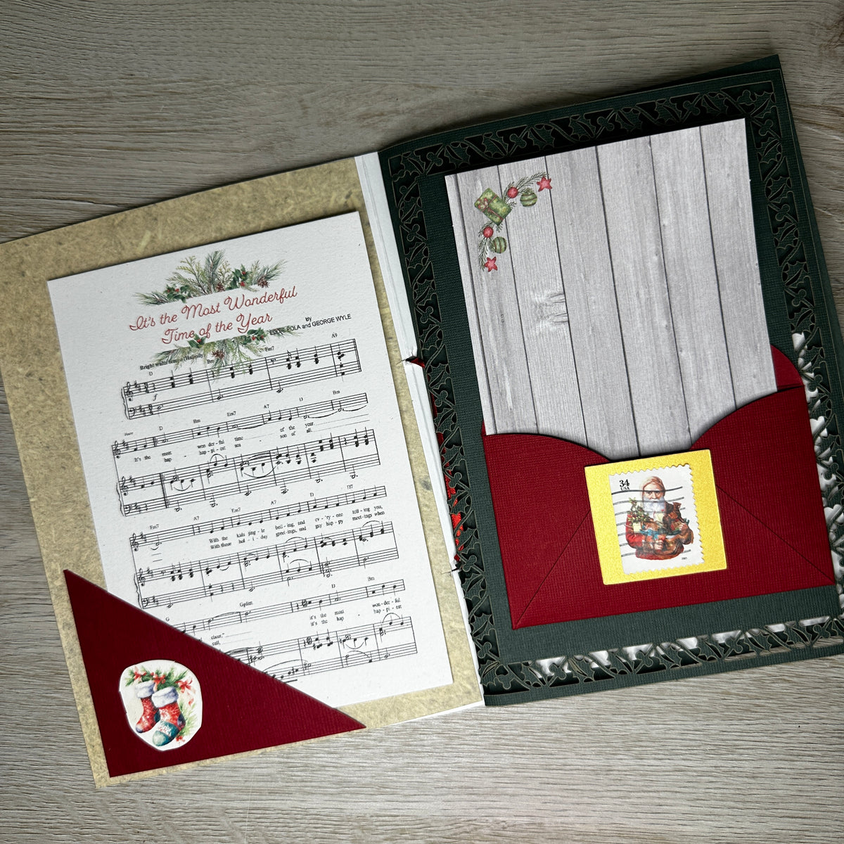 Christmas in July Mini Journal card kit - July 14th ONLY