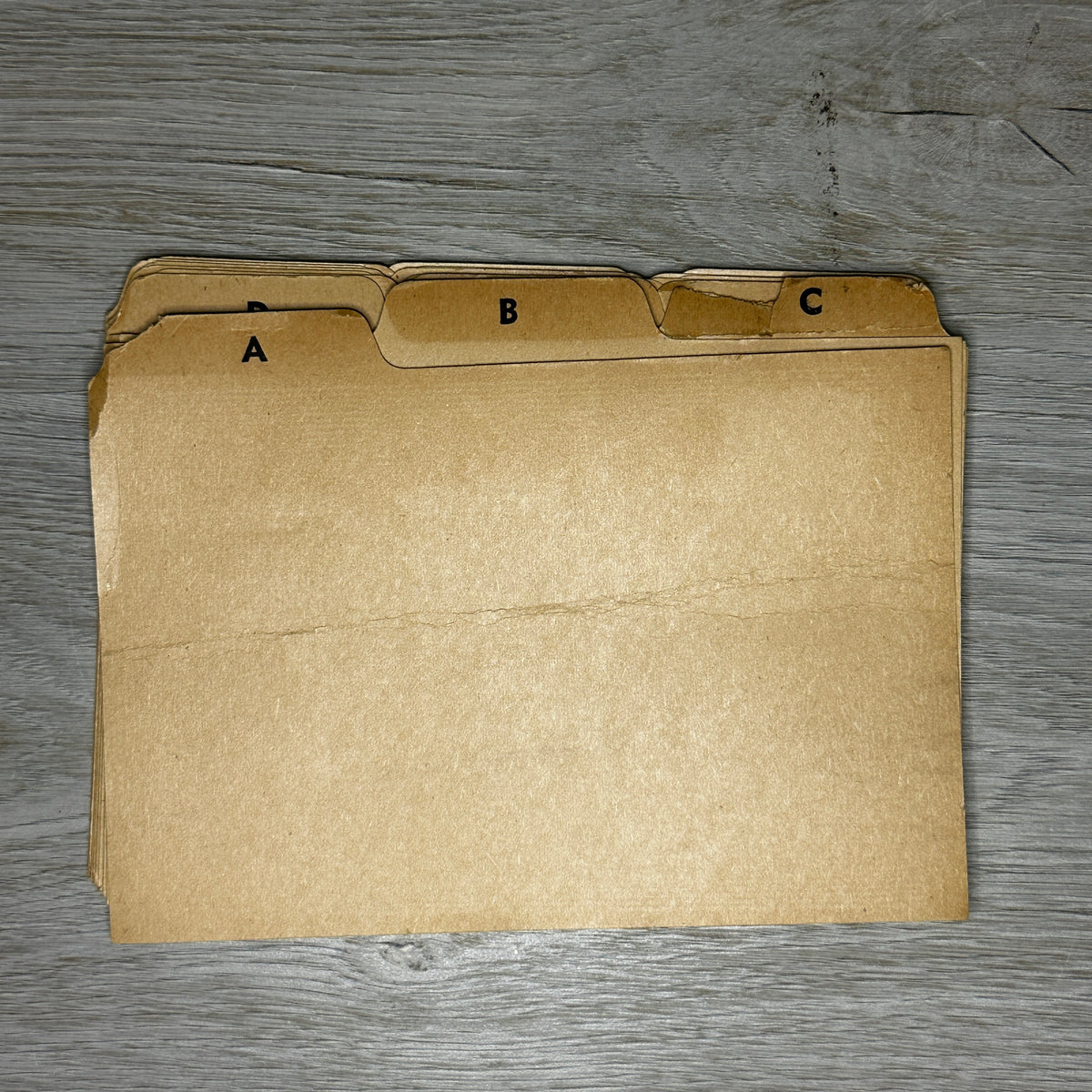 A-Z Index Card dividers sets