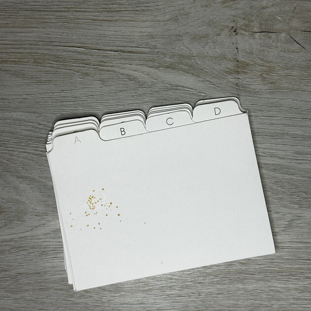 A-Z Index Card dividers sets