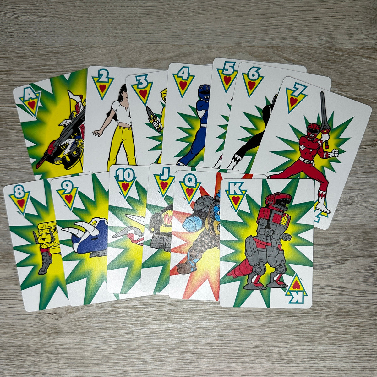 Power Rangers - Playing Cards