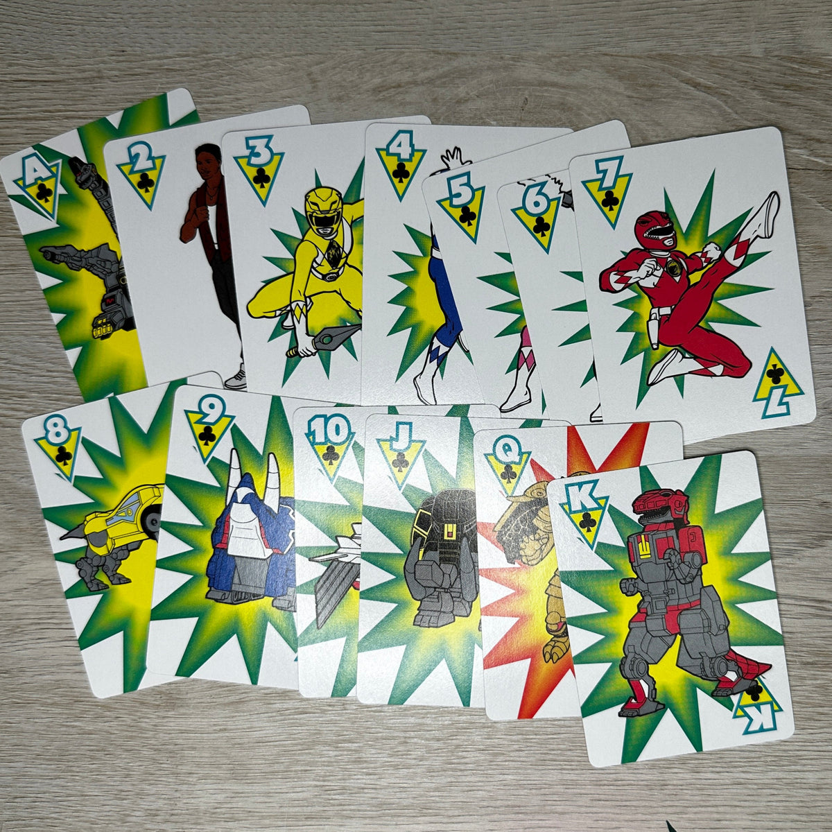 Power Rangers - Playing Cards