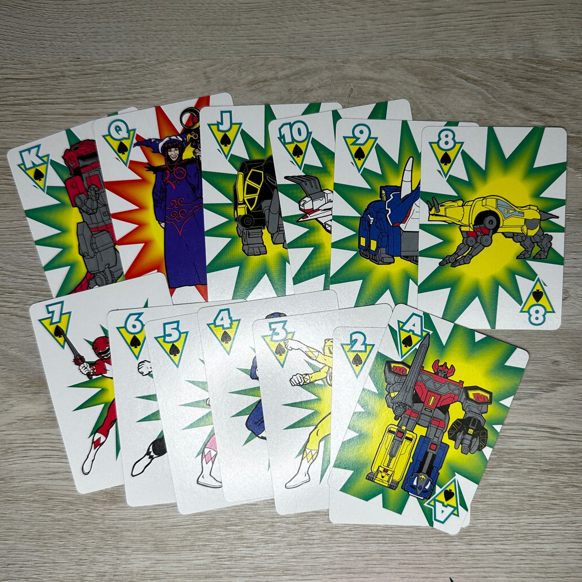 Power Rangers - Playing Cards