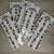Flower sticker strips