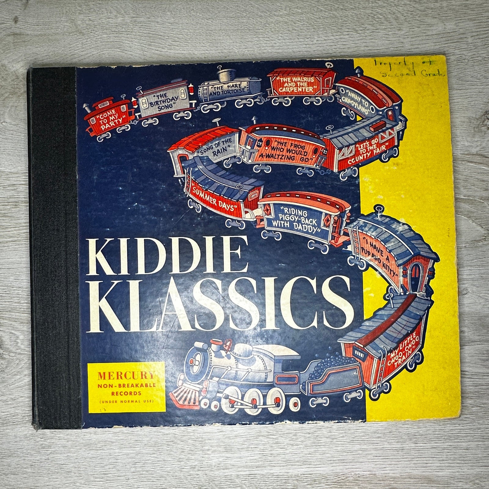 Record cover for 'Kiddie Klassics' by Mercury Records 